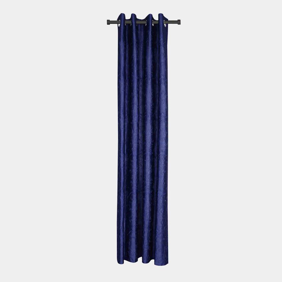 7ft. Dark Blue Microfiber Door Curtain, , large image number null