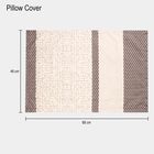 135 GSM Beige Microfiber Double Bedsheet With Pillow Cover, , small image number null