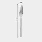 Set of 4 Stainless Steel Baby Forks, , small image number null