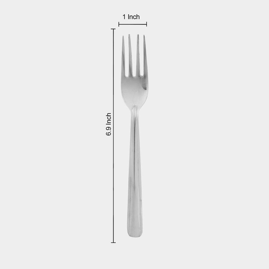 Set of 4 Stainless Steel Baby Forks, , large image number null