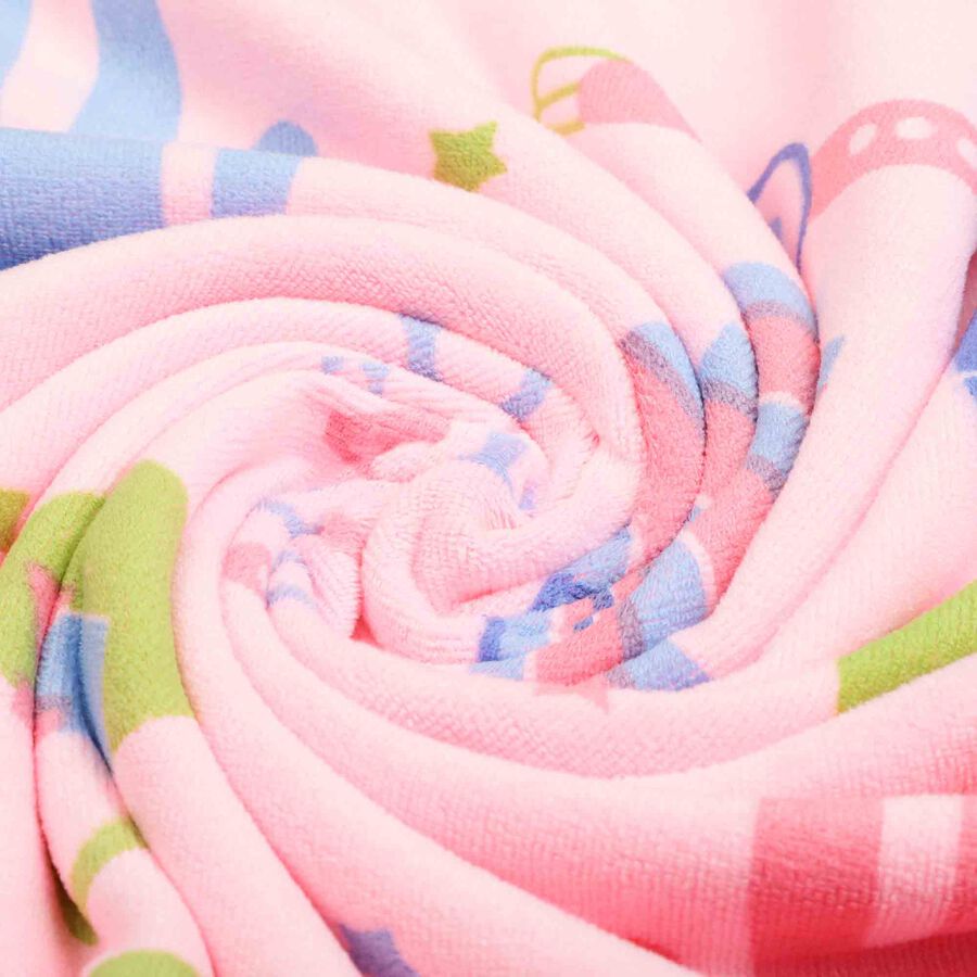 380 GSM Pink Polyester Baby Towel, , large image number null