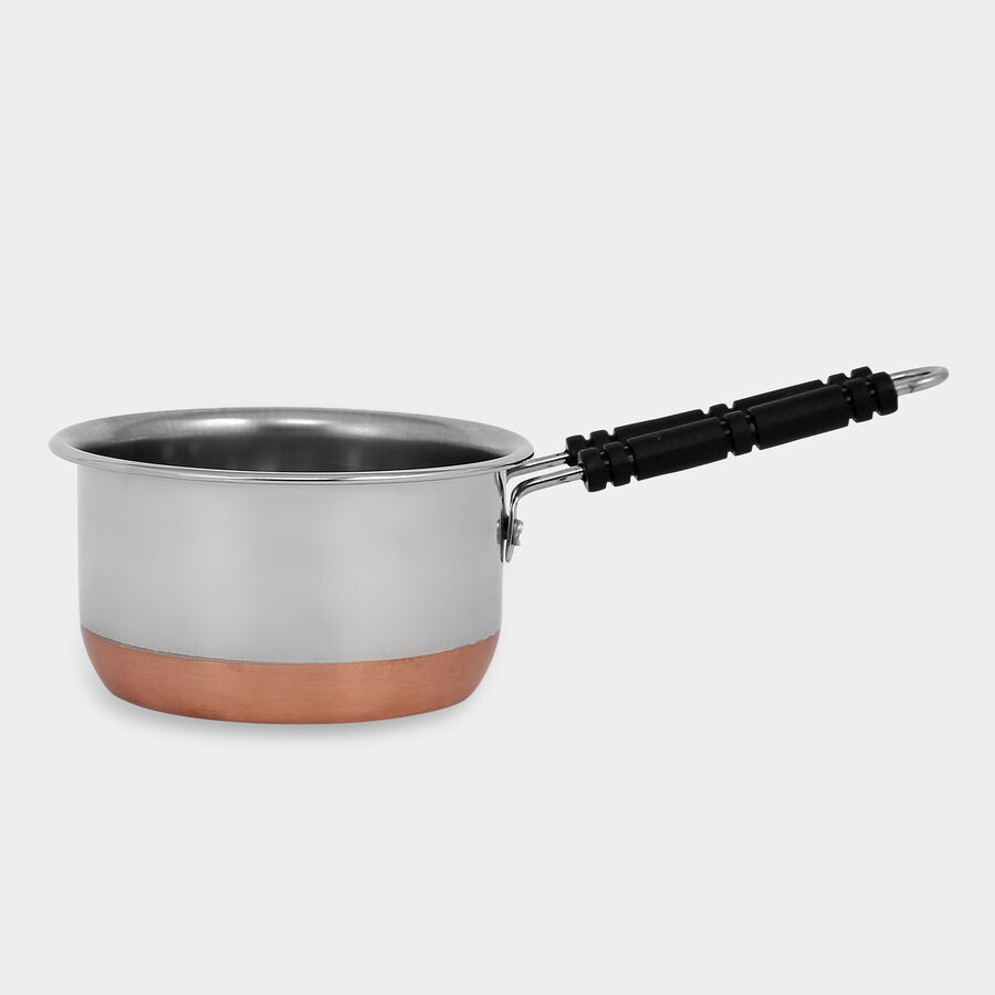 Stainless Steel Copper Bottom Sauce Pan - 17cm (1.4 L), , large image number null