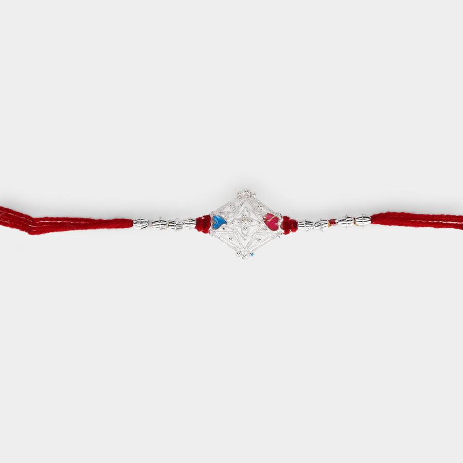 Silver Theme Designer Rakhi, , large