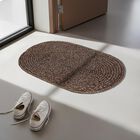 Brown Polyester Door Mat, , small image number null