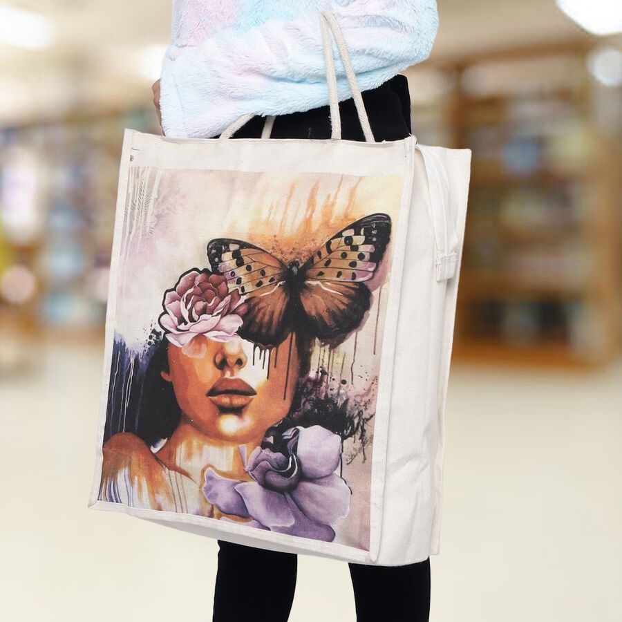 White Canvas Bag, , large image number null