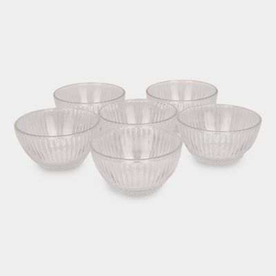 230ml Glassware Bowl Set of 6
