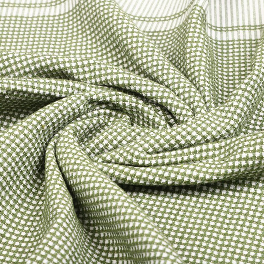 220 GSM Green Cotton Blend Bath Towel, , large