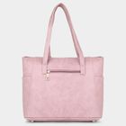 Women's Pink Polyurethane Tote Bag, , small image number null