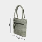 Women's Olive Green Polyurethane Tote Bag, , small image number null