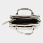 Women's Polyurethane Satchel, Embroidered, Medium Size, , small image number null