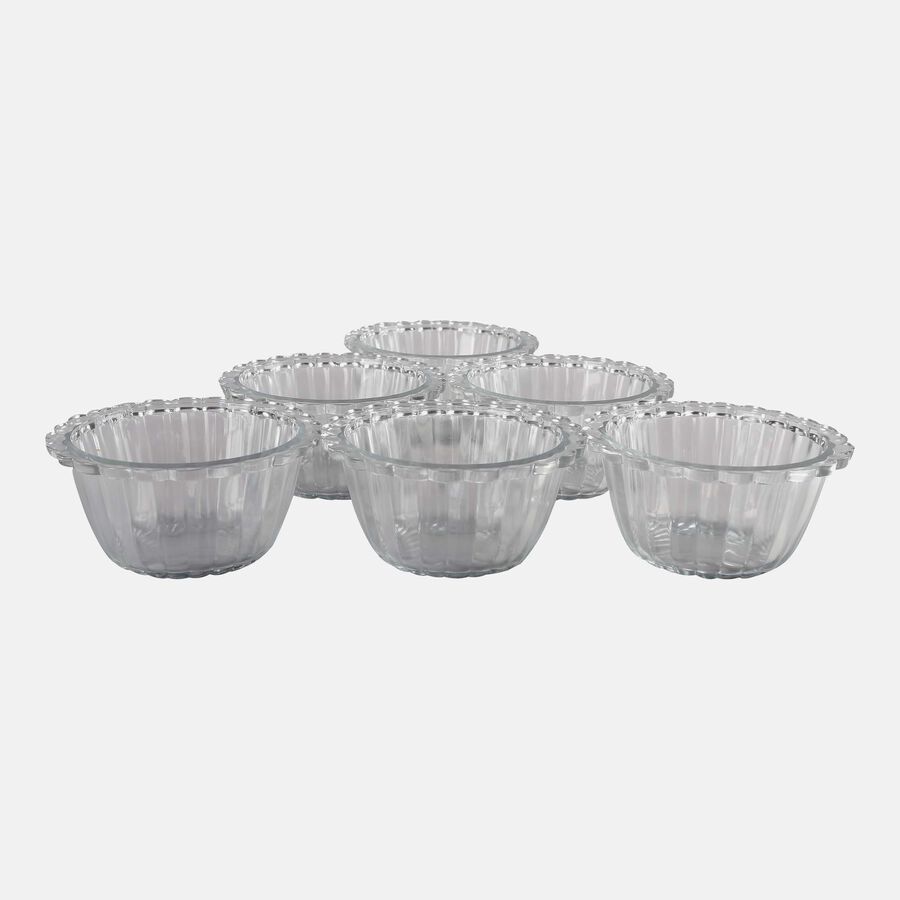 Glass Bowl, Set of 6, , large image number null
