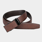 Men's Brown Polyurethane Formal Belt, 34 in. Waist, , small image number null