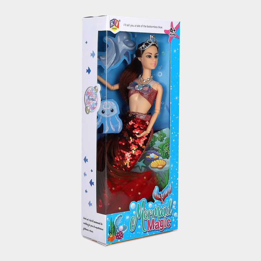 Kid's Magical Mermaid Princess Doll Toy Set, , large