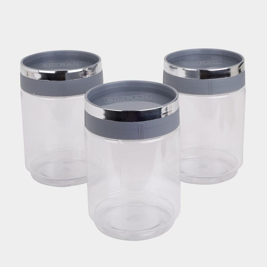 1.1 L Plastic Container Set of 3, , large image number null