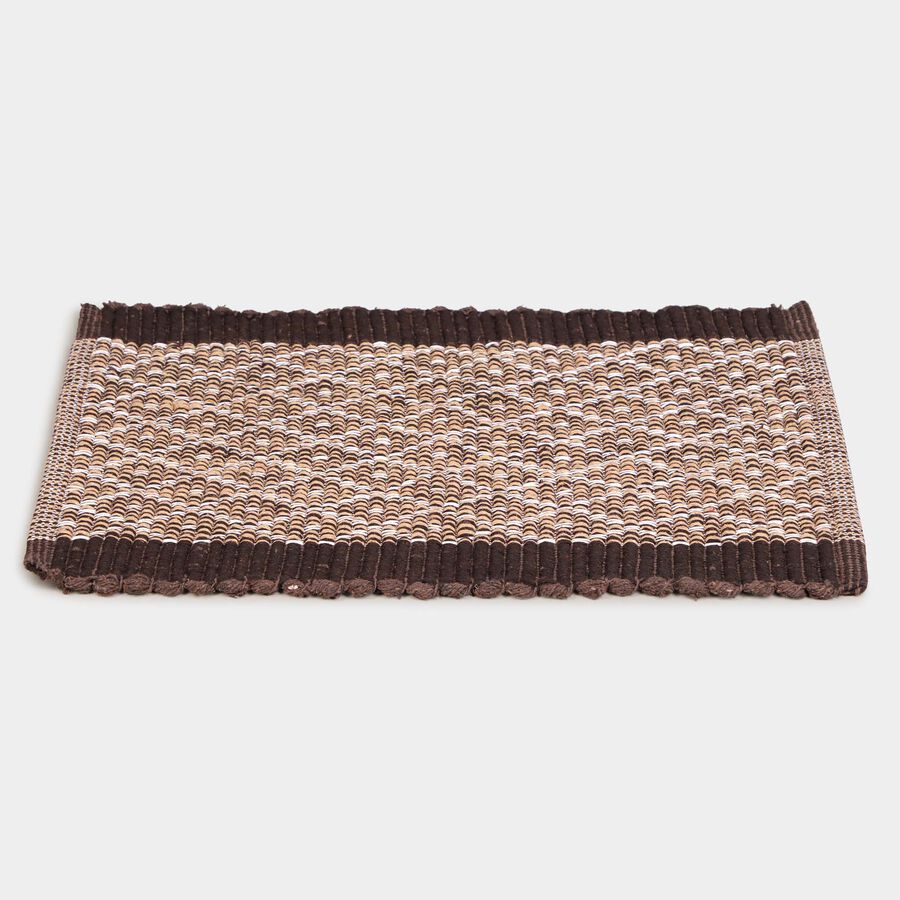 Anti-Skid Brown Polyester Door Mat, , large image number null