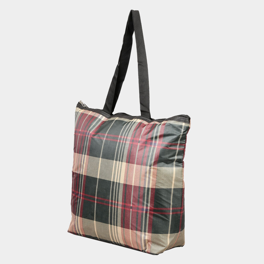 Women's Printed Fabric-Polyester Shopping Bag, Medium, , large image number null