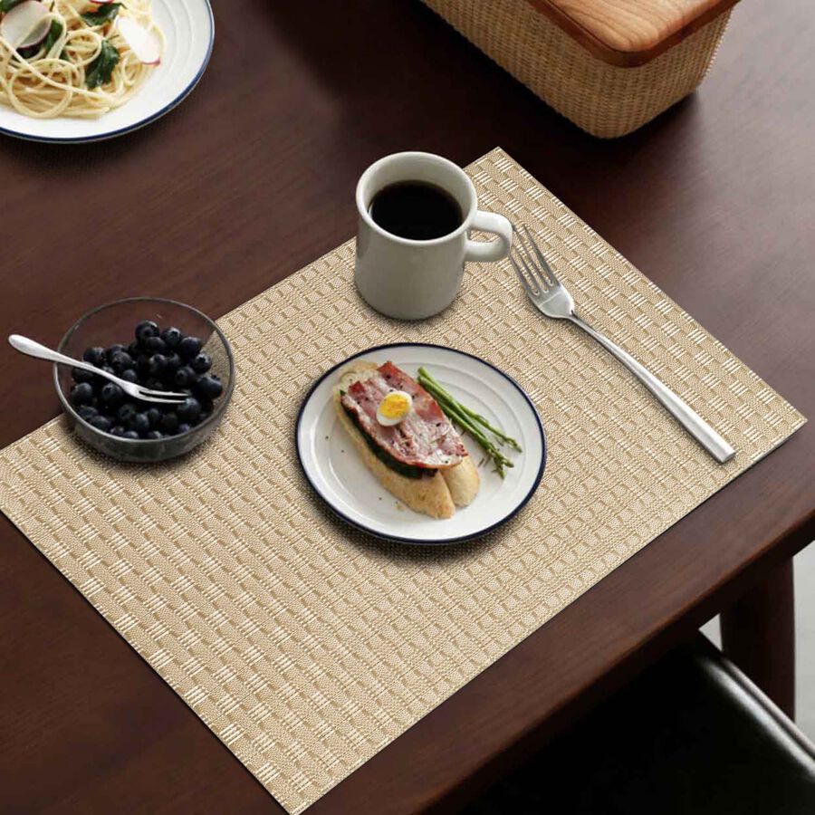 Cream PVC Coaster, , large image number null