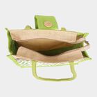 Jute Jute Lunch Bag, Light Green, , small image number null