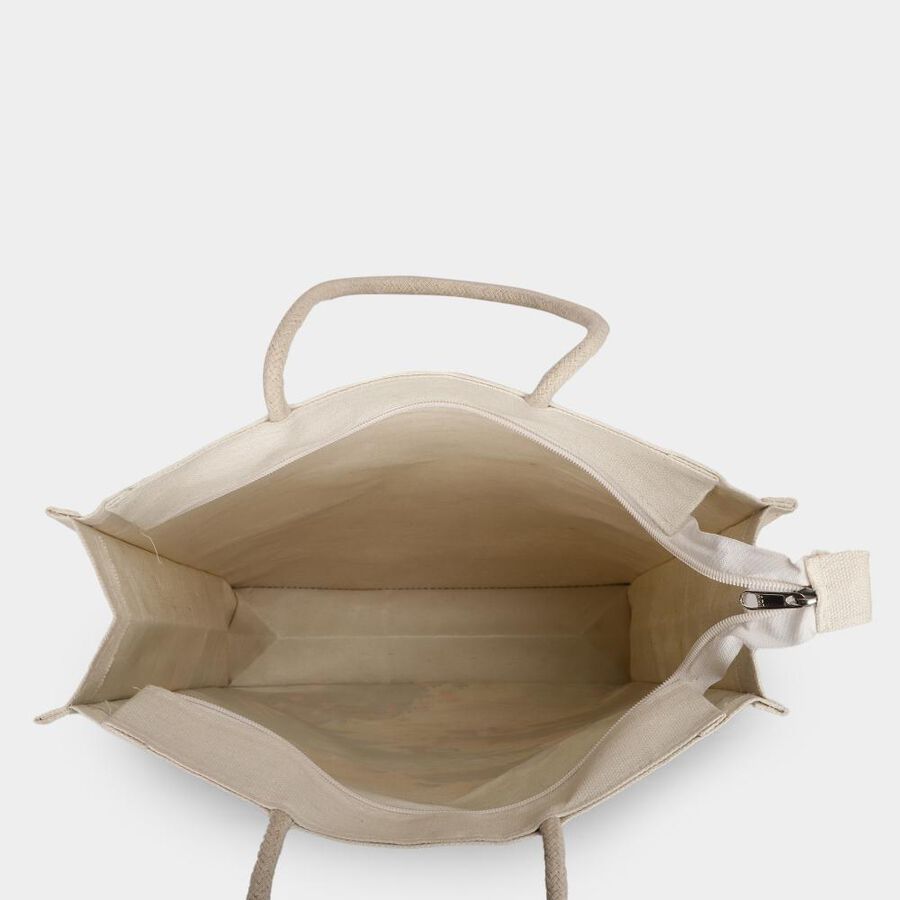Beige Canvas Bag, , large image number null