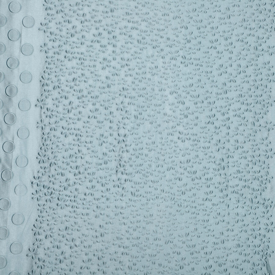 7 ft.Light Blue Polyester Curtain, , large image number null