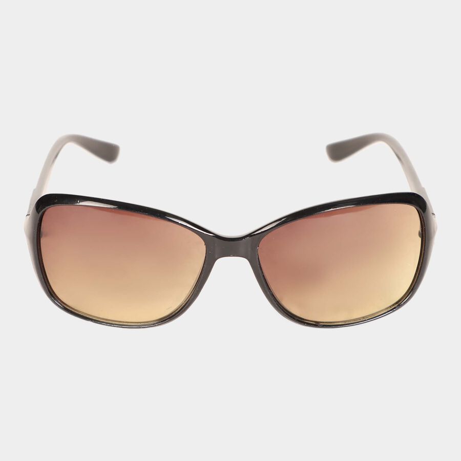 Women's Metal Rectangle Sunglasses, , large image number null