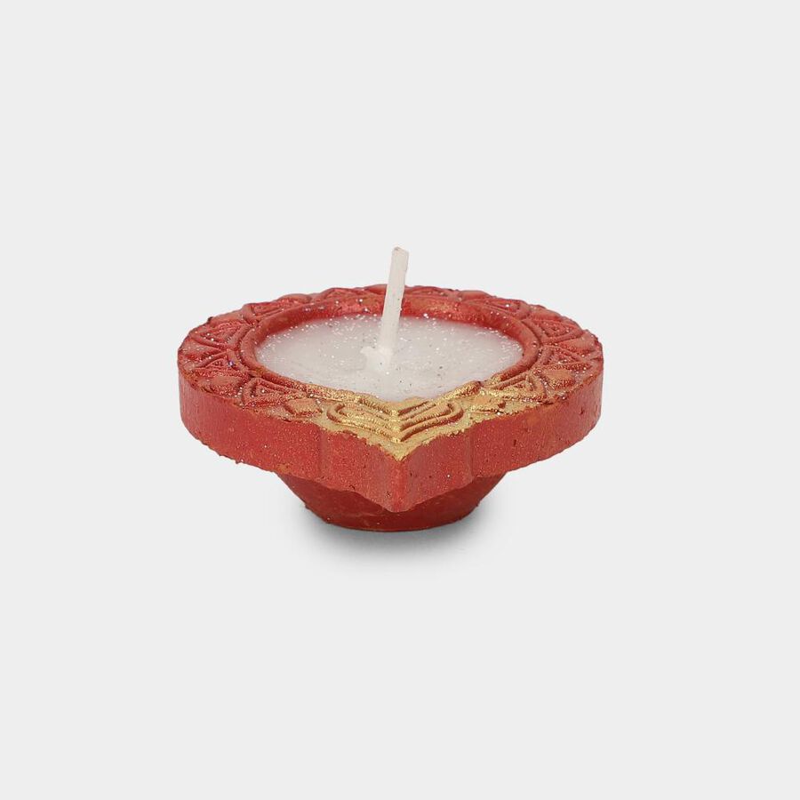 Diya with Wax Set of 8, , large image number null