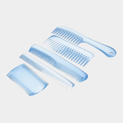 Plastic Hair Comb, Set of 5