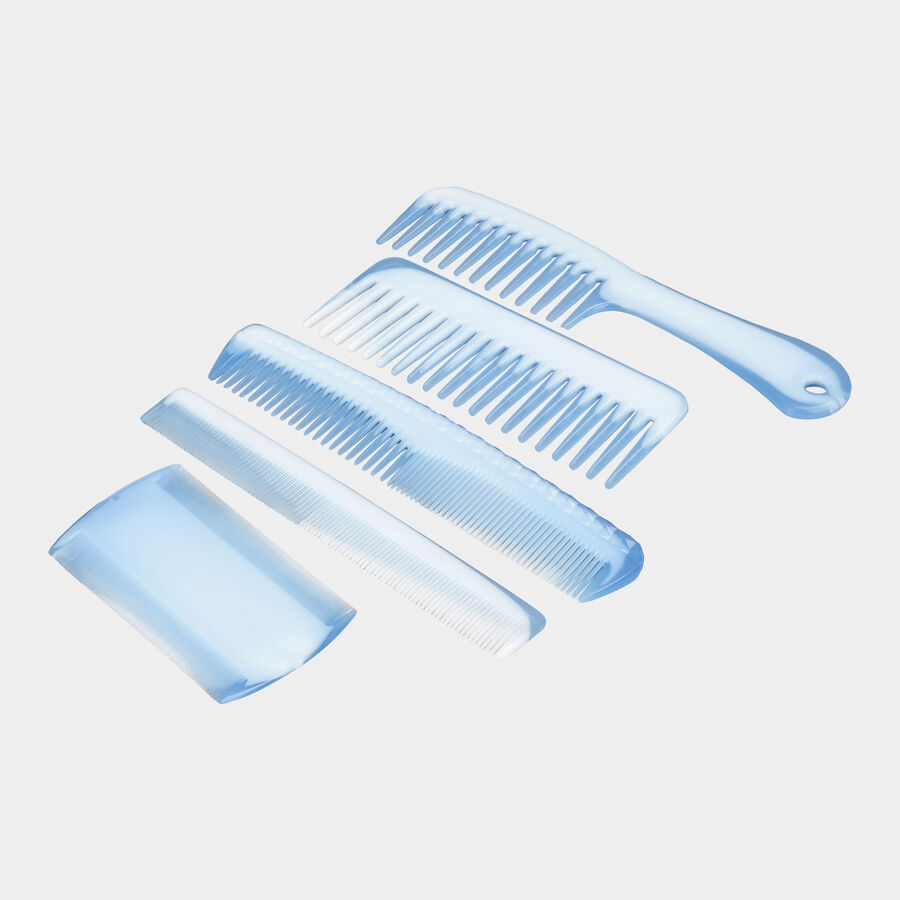 Plastic Hair Comb, Set of 5
