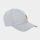 Men's Grey Fabric Cap, , small