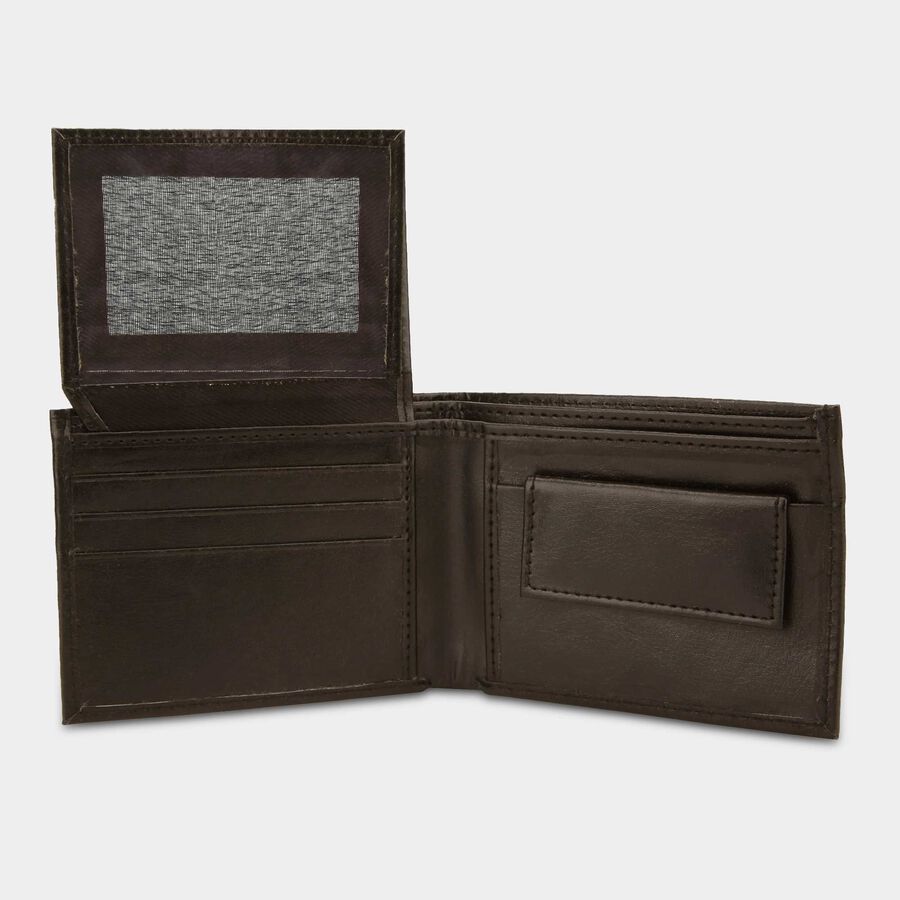 Men's Bi Fold Wallet, Polyurethane, , large image number null