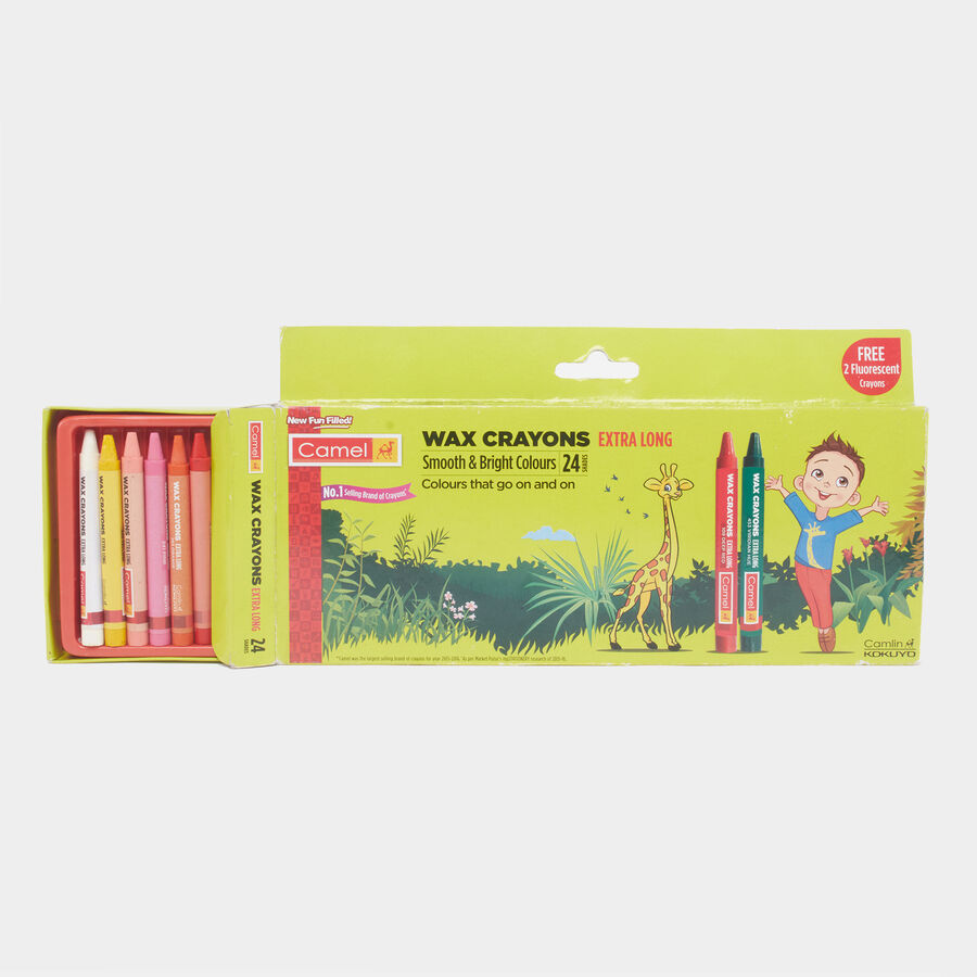 Wax Crayons 24 Shades, , large image number null