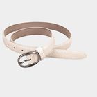 Women's Beige Polyurethane Belt, , small image number null