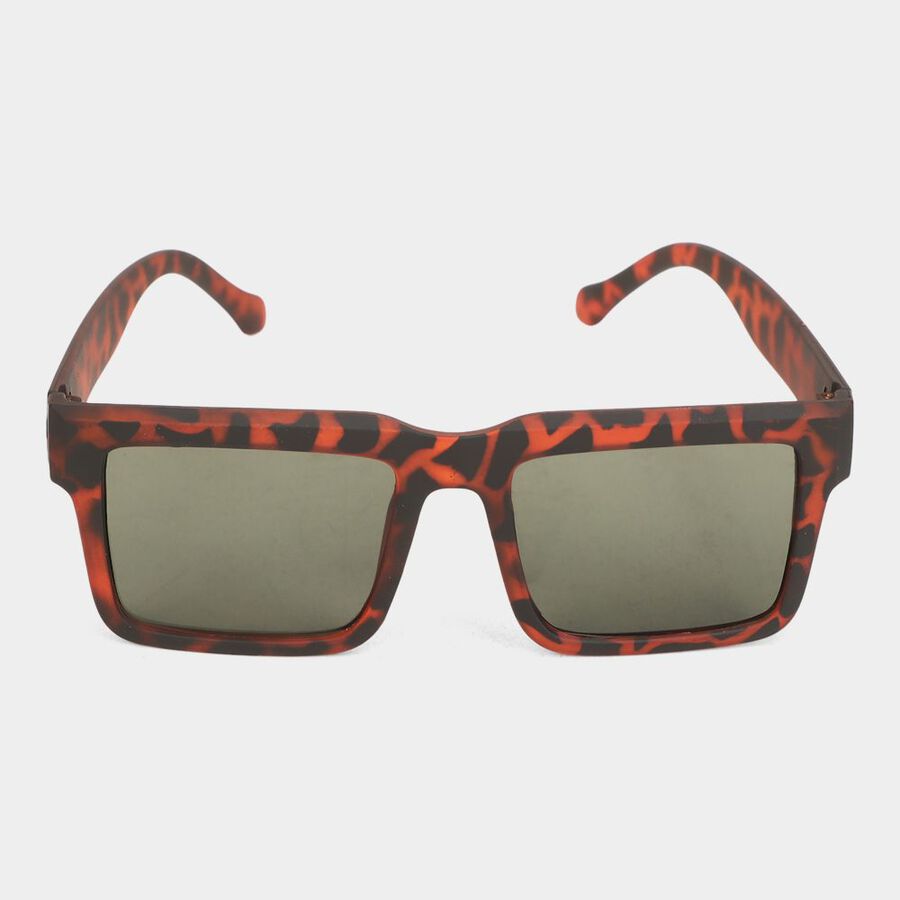 Men's Plastic Gradient Rectangle Sunglasses, , large image number null