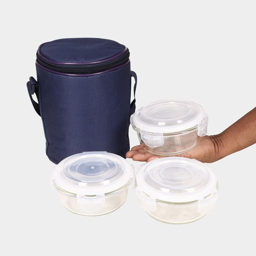 400ml Glass Lunch Box, , large image number null