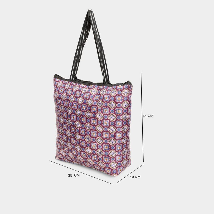 Women's Blue Fabric-Polyester Tote Bag, , large image number null