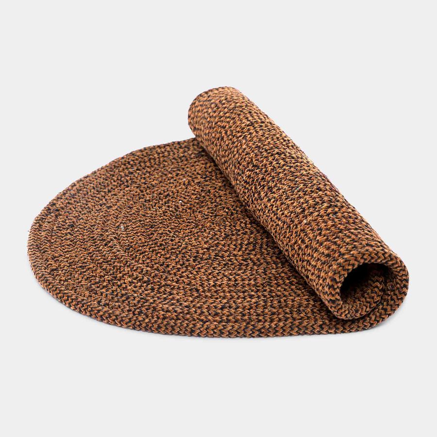 Brown Braided Doormat, , large image number null