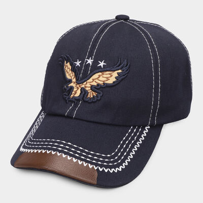 Men's Blue Fabric Cap