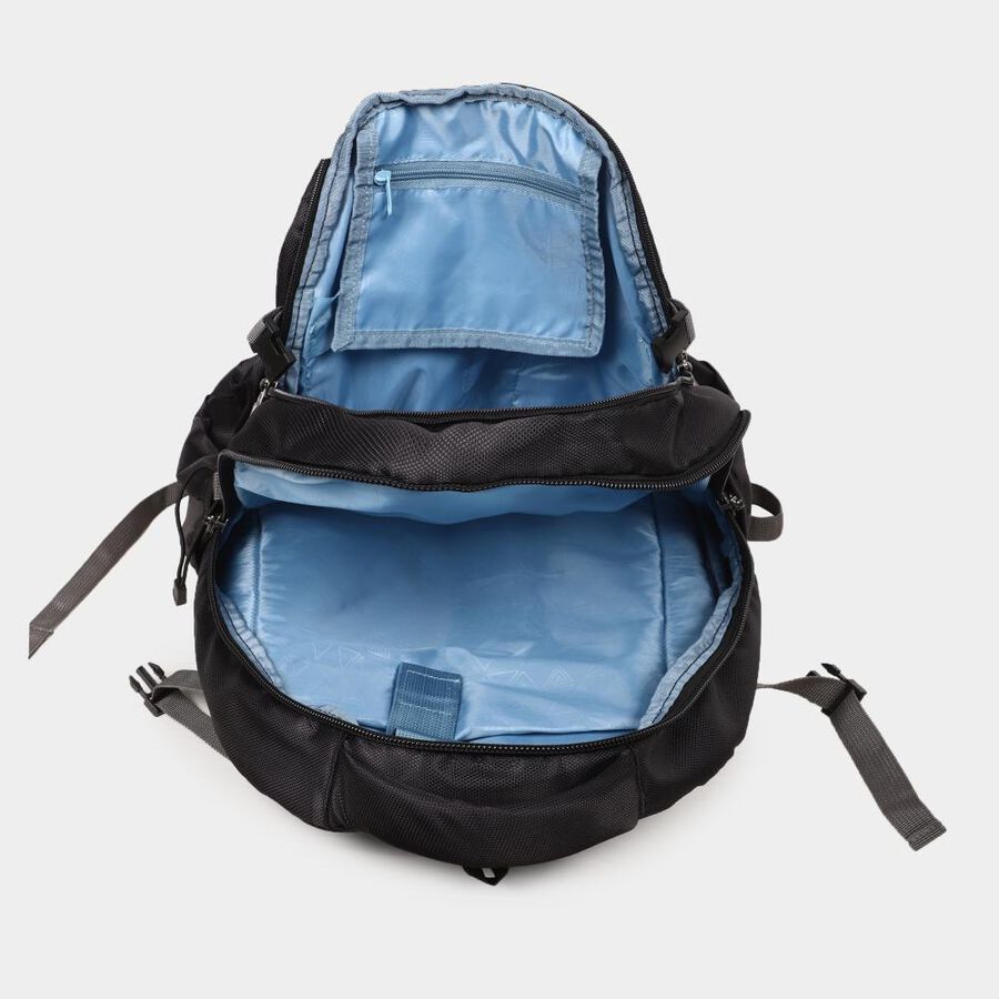 Black Backpack with Laptop Pocket, 35 L (Approx), , large image number null