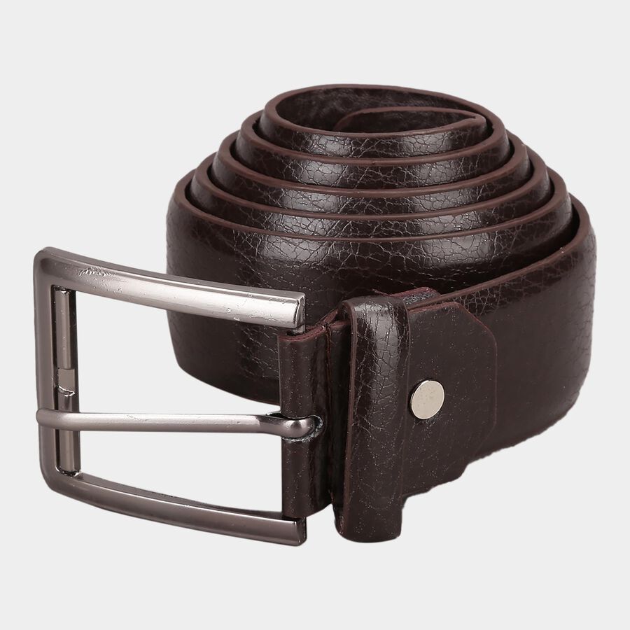 Men's Brown Polyurethane Casual Belt, , large image number null