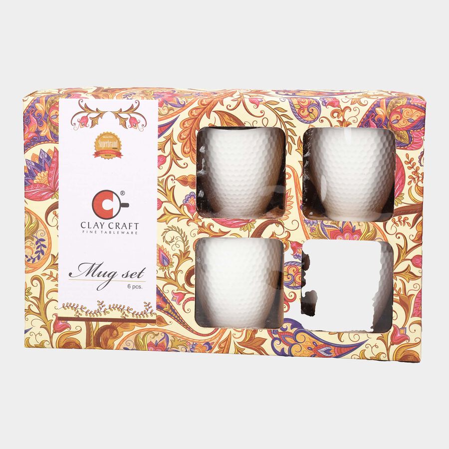220 ml Bone China Mug Set of 6, , large image number null