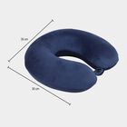 Dark Navy Blue Solid Pillow, , small