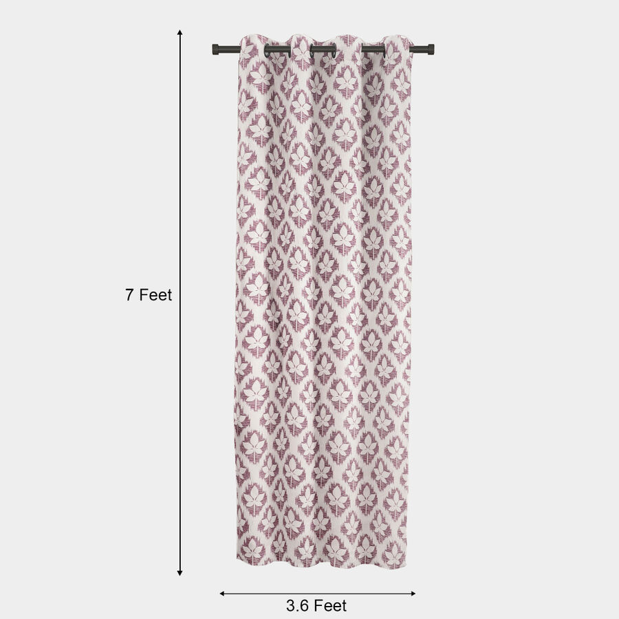E 7 ft. Purple Polyester Curtain, , large image number null