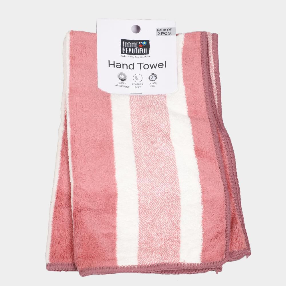 Home Beautiful                         250 GSM Maroon Polymide Hand Towel