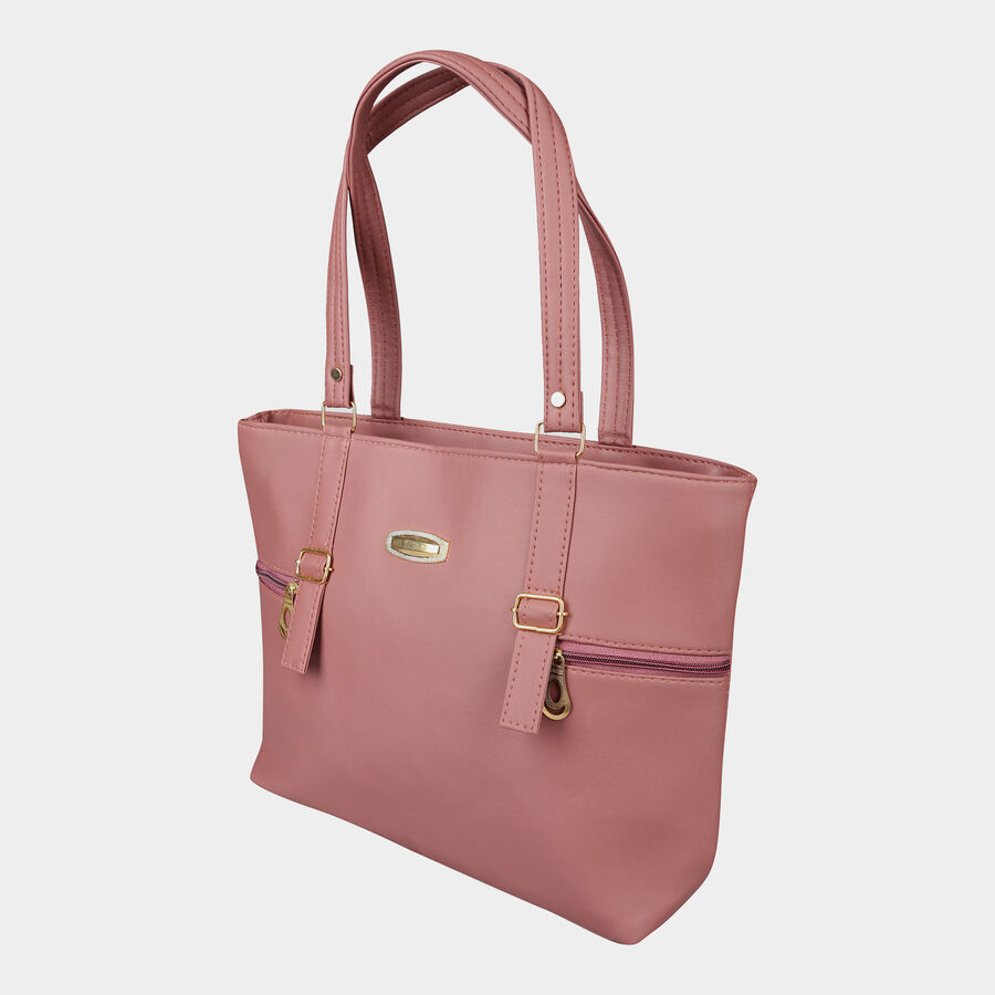 Women Solid Peach Handbag, , large image number null