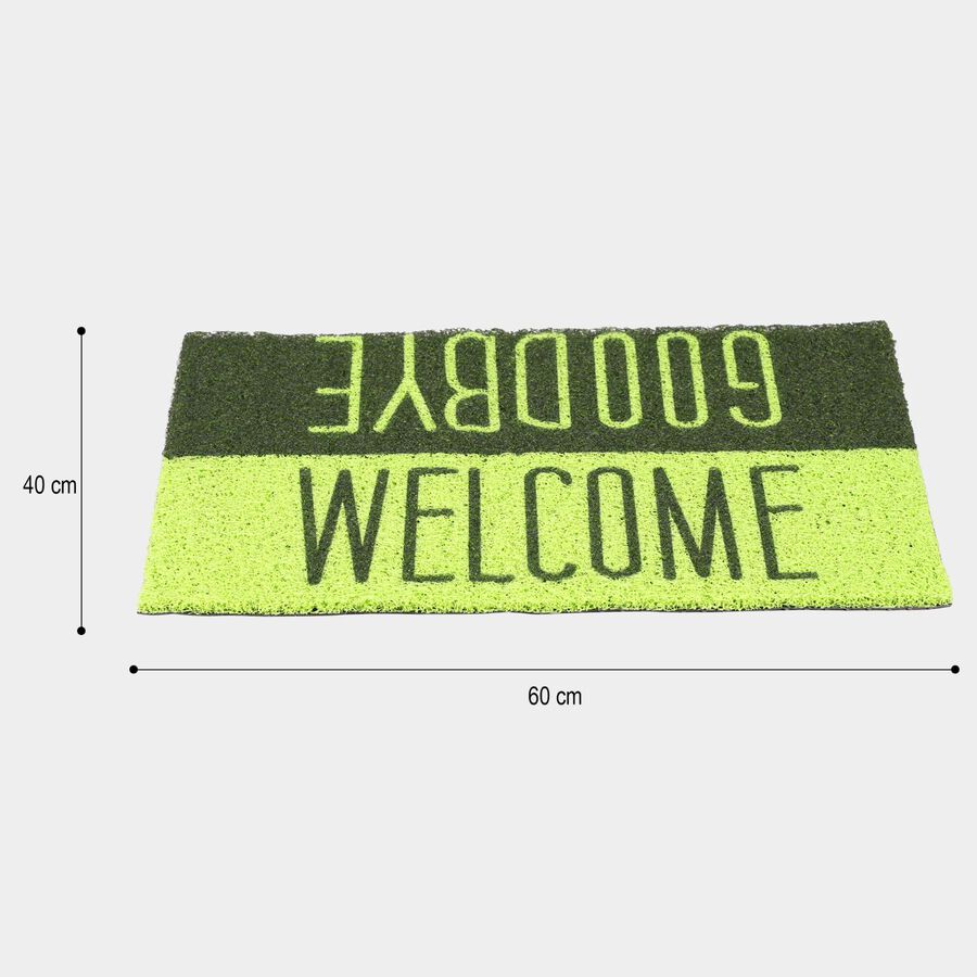 Anti-Skid Green Polypropylene Door Mat, , large image number null