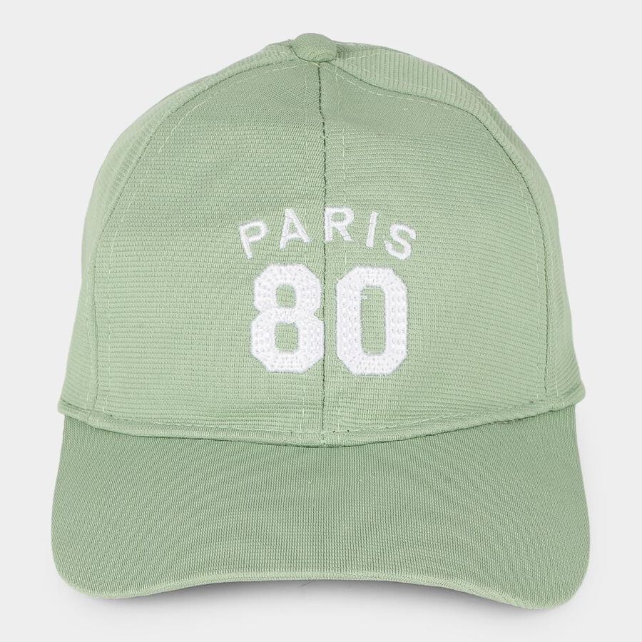 Men's Green cotton Cap, , large