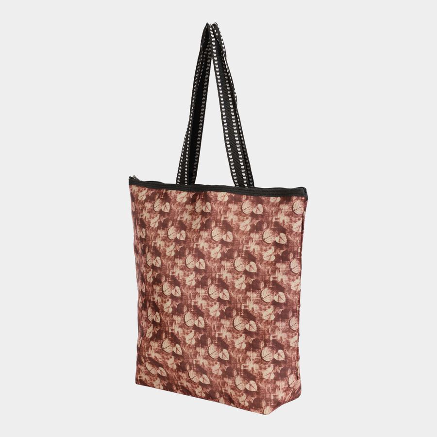 Brown Fabric-Polyester Bag, , large image number null