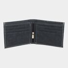 Men's Blue Polyurethane Wallet, , small image number null