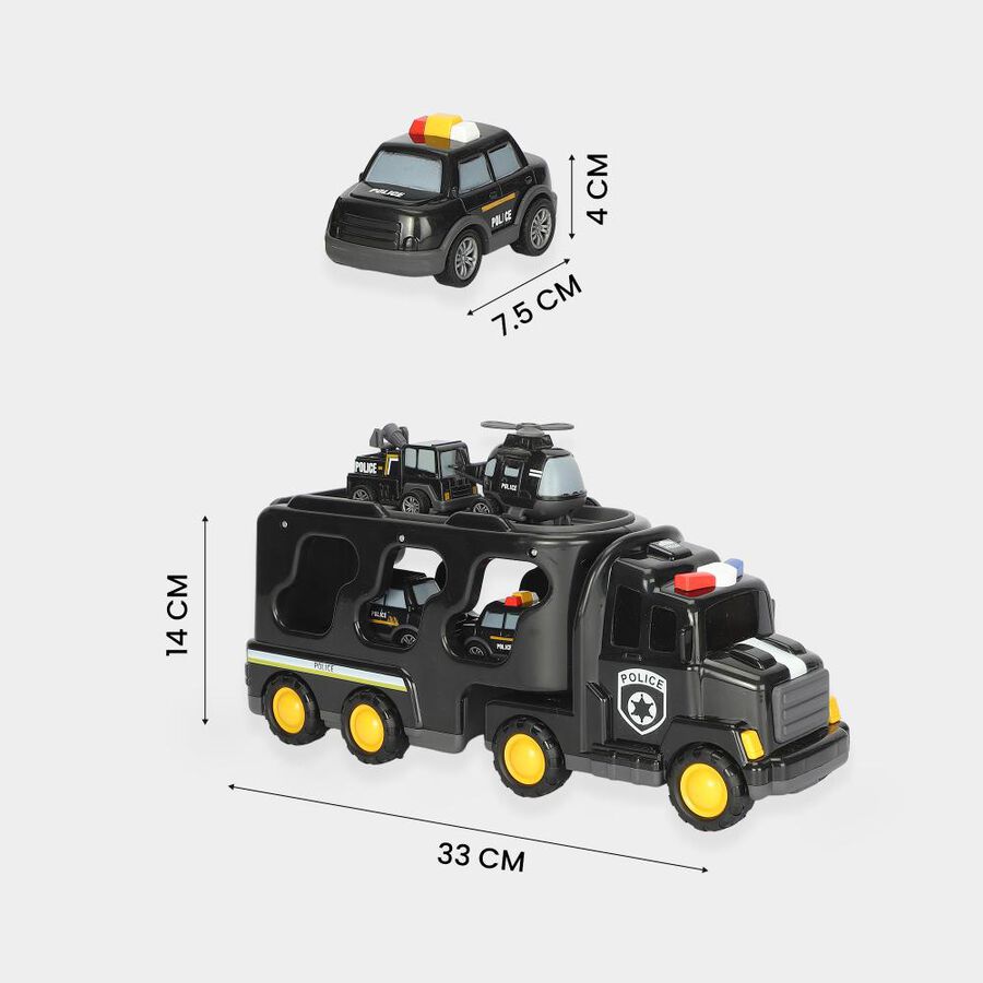 Kid's Black Plastic Car, , large