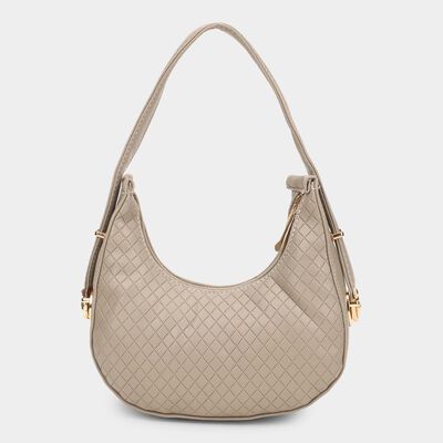 Women's Beige Polyurethane Hand Bag